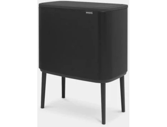 BRABANTIA - Poubelle Touch Bo Touch Bin, 11 + 23L - Matt Black 316203