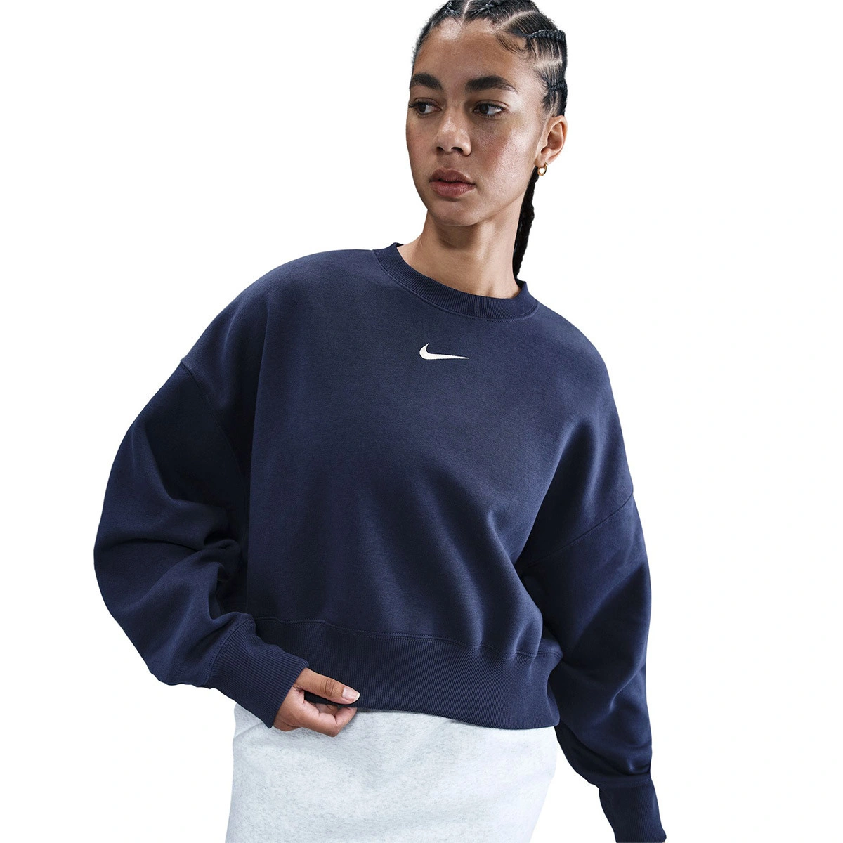 Sweatshirt Nike Sportswear Fleece Crew Mulher