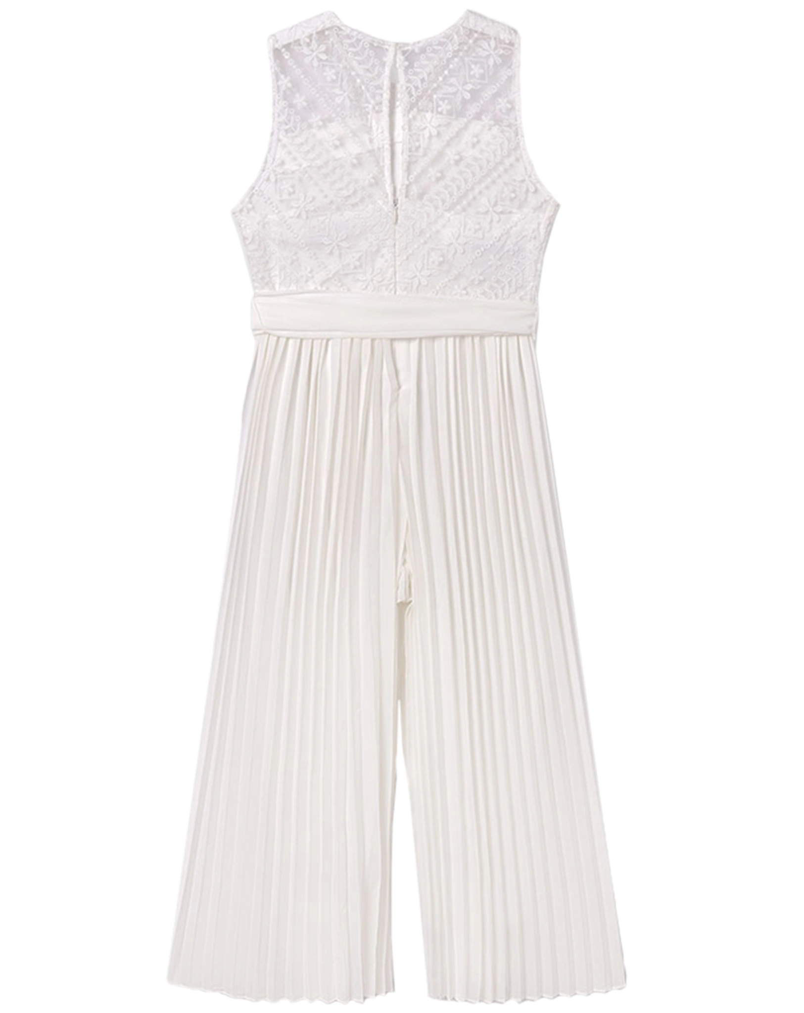 Jumpsuit PEACH PEARL PLISSEE in roh