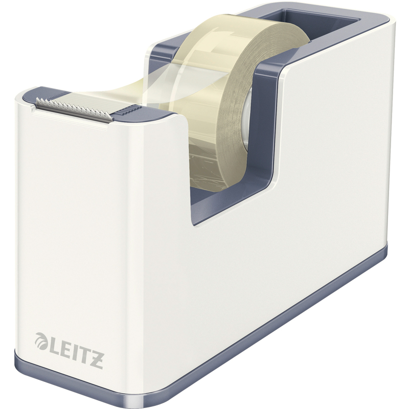 Leitz Tischabroller WOW Duo Colour, weiss/grau