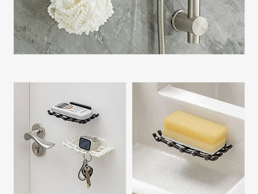 Showroom - Plastic zelfklevende zeephouder