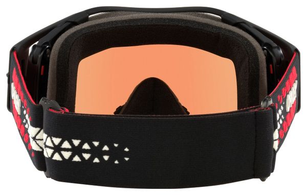 Masque Oakley Airbrake MX Noir Mat Rouge Prizm Torch Iridium / Ref : OO7046-B8