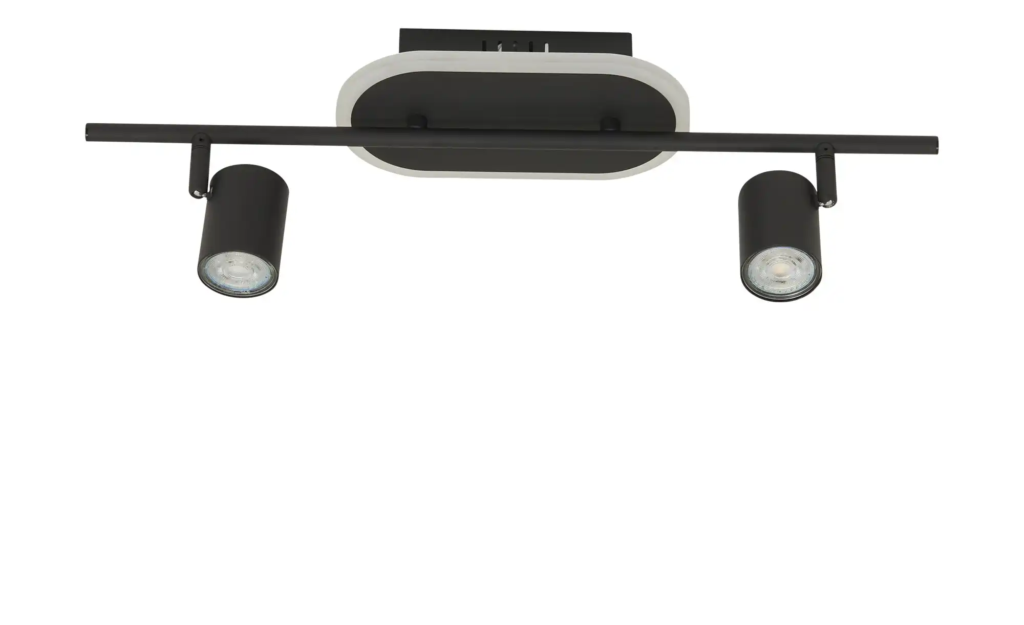 KHG LED-Deckenspot, 2+1-flammig, sandschwarz