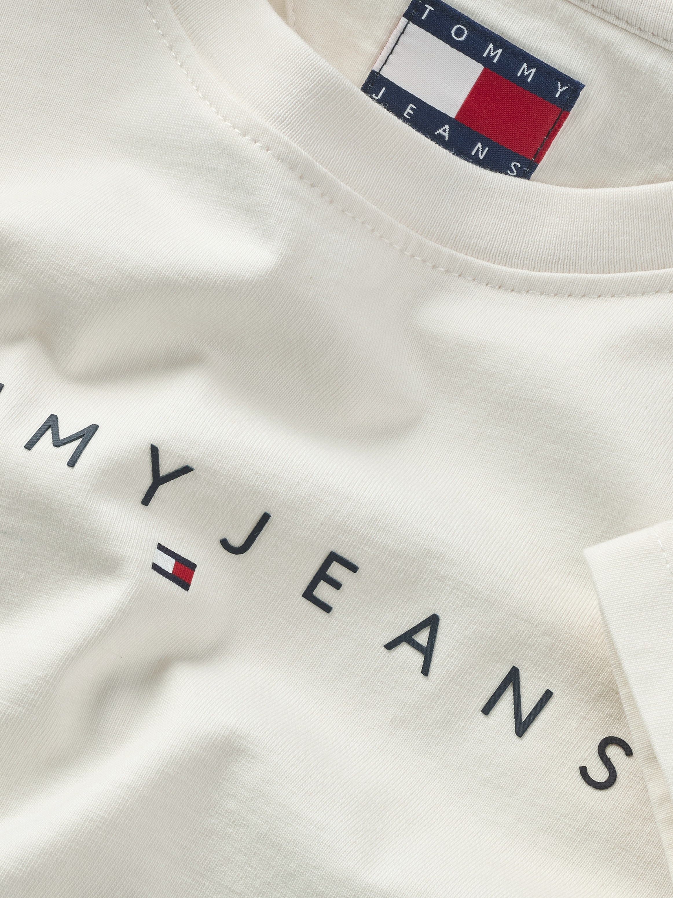Tommy Jeans Curve Langarmshirt »TJW SLIM LINEAR TEE LS EXT«, Grosse Grössen
