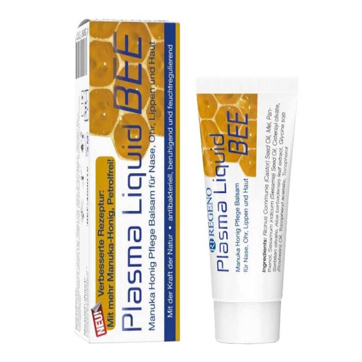 Plasma Liquid Bee Manuka Balsam Nase Ohr Lippen Haut, 30 ml