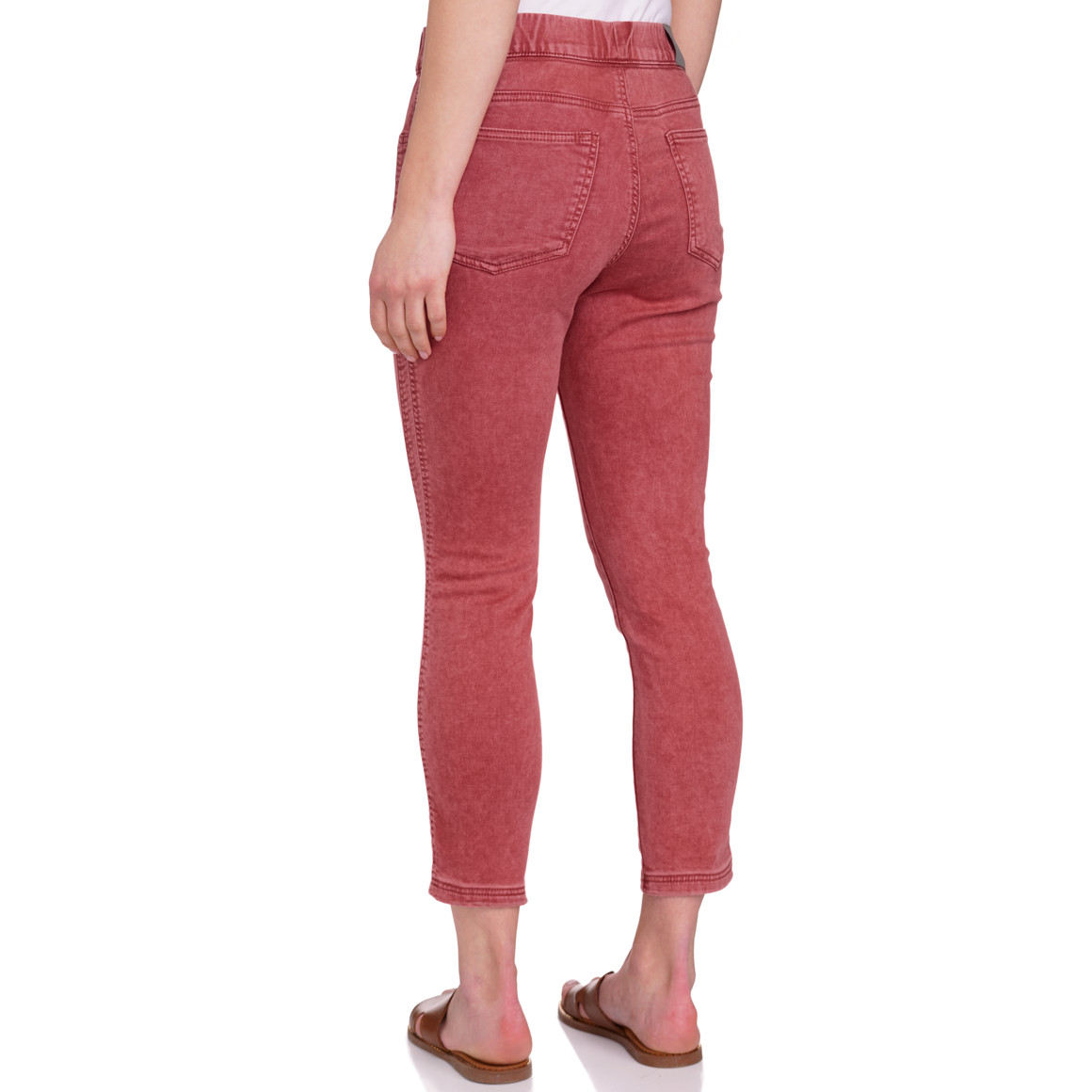 Gina Benotti Damen Jeggings mit Elastikbund rostrot