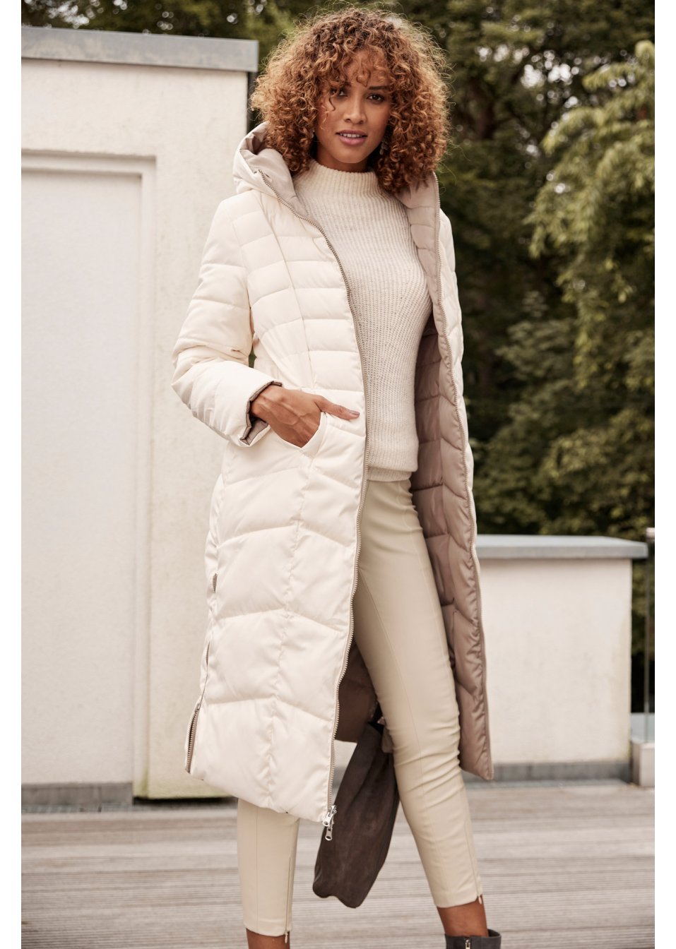 Manteau matelassé réversible