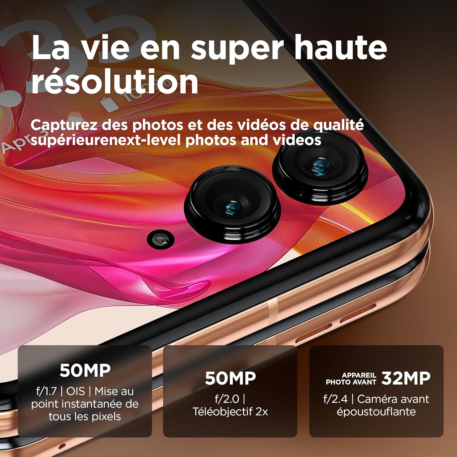 Motorola Razr 50 Ultra, 12+512 Go, écran 4