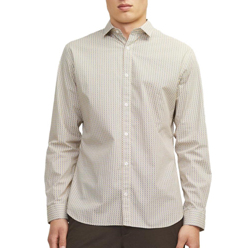 Jack & Jones Chemise Blanc/Violet Homme Jack & Jones Blablackpool