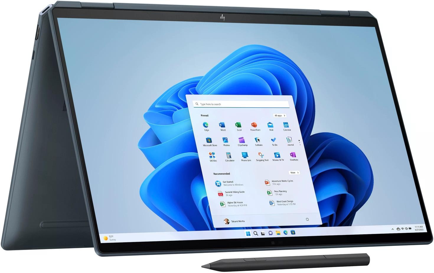 HP Convertible Notebook »Spectre x360 16-aa0770nz« 40,48 cm / 16 ″ Intel Core Ultra 7 GeForce RTX 4050 1.000 GB SSD
