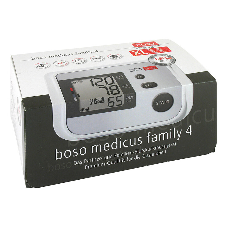 BOSO medicus family 4 Oberarm Blutdruckm.XL st.Arm, 1 St