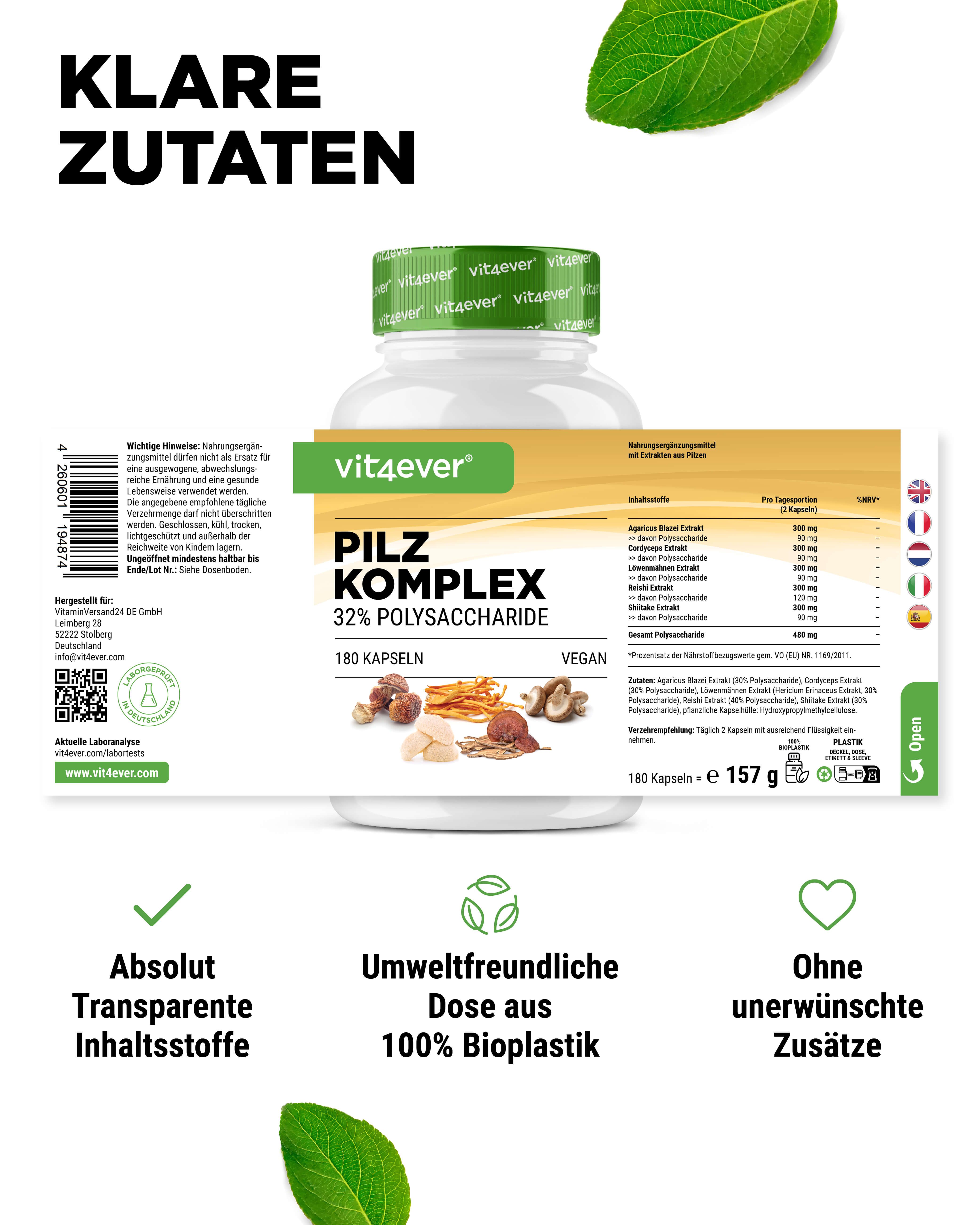 Vit4ever Pilz Komplex