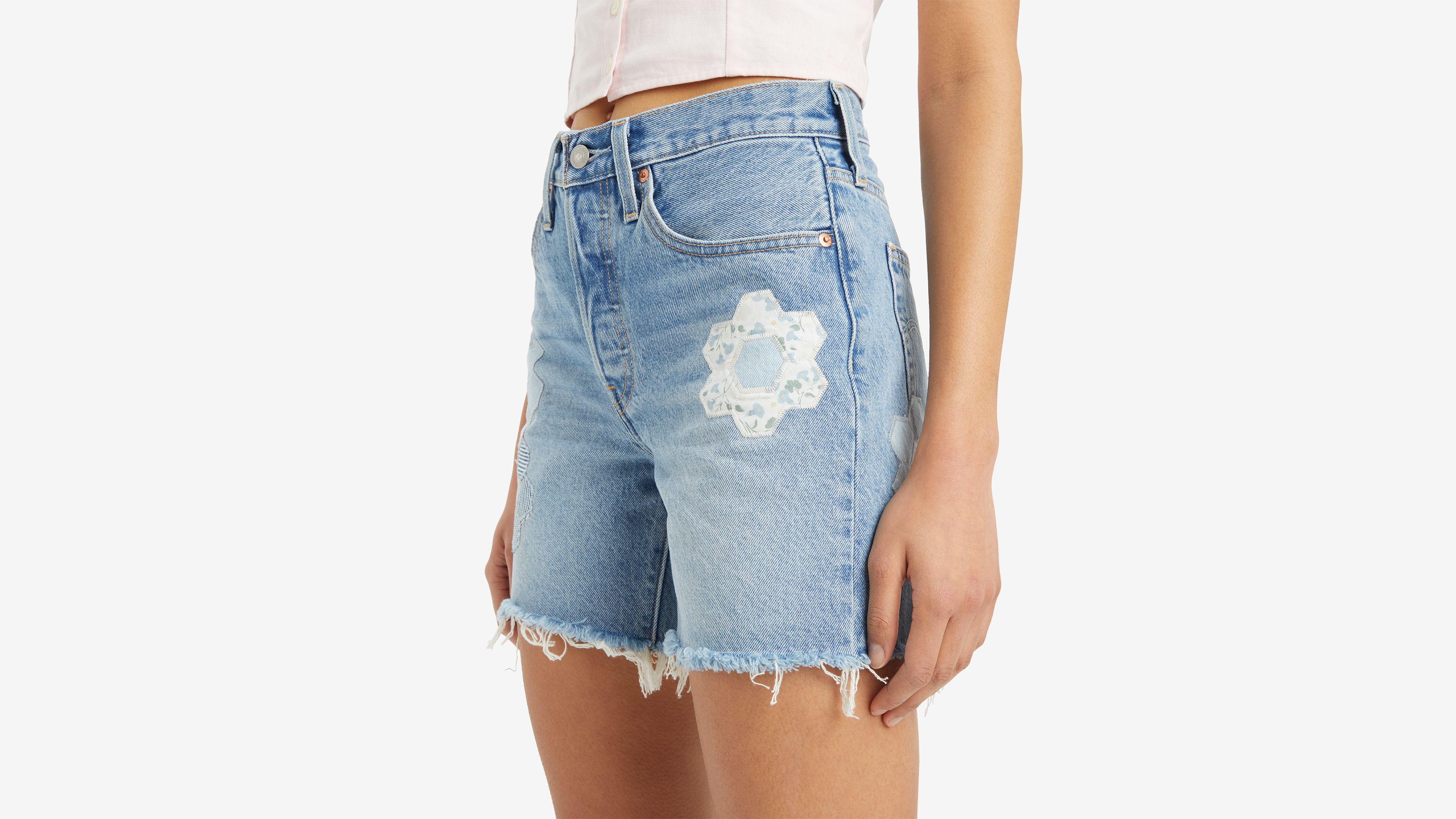 Short 501® mi-cuisse - Geo Florals Short - Bleu