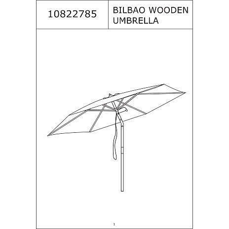 Bilbao parasol - Off white