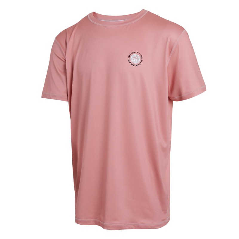 Lycra Mystic Ease  S/S Rashvest - Rose - The Corner Shop