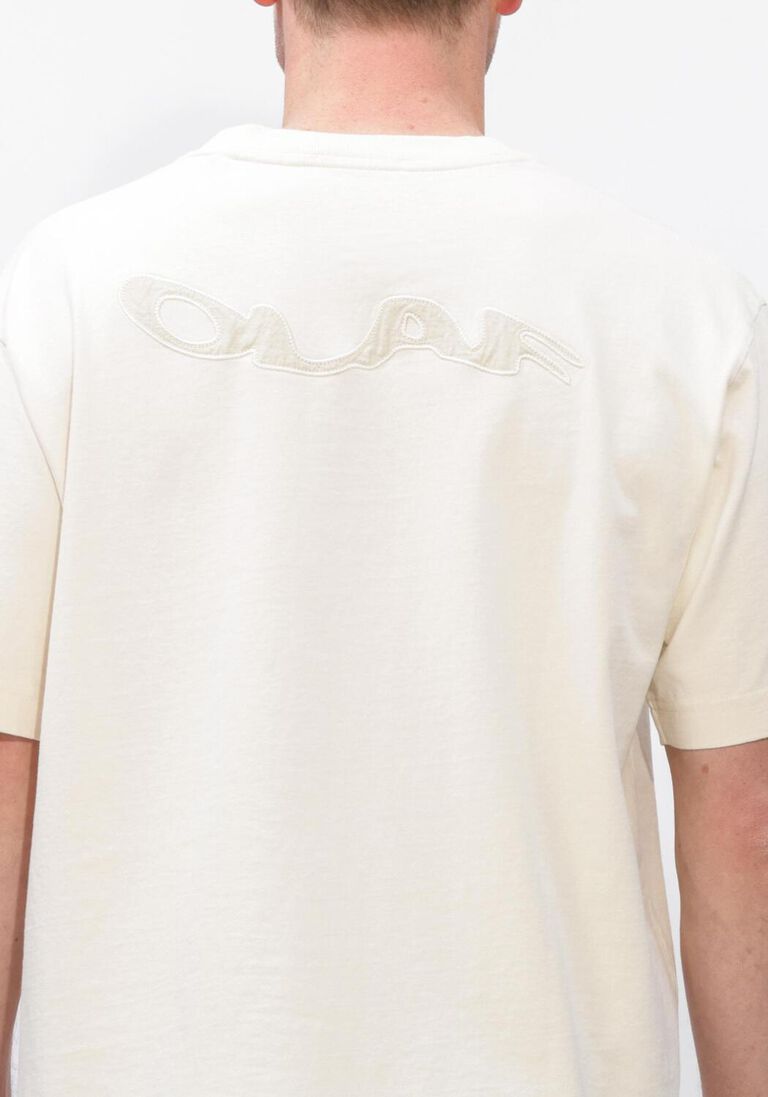 witte olaf hussein t-shirt ripstop applique relaxed tee