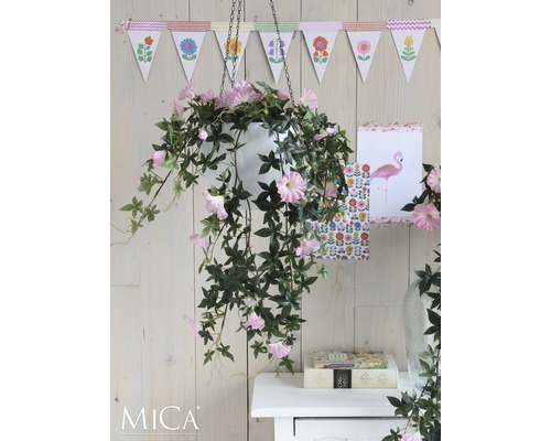 Hangende kunstpetunia, 15 cm hoog, roze