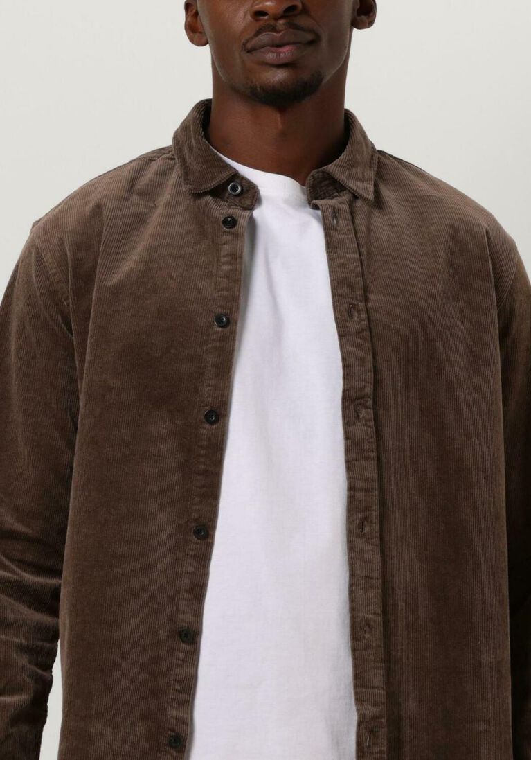 ANERKJENDT bruine anerkjendt overshirt akleif corduroy shirt