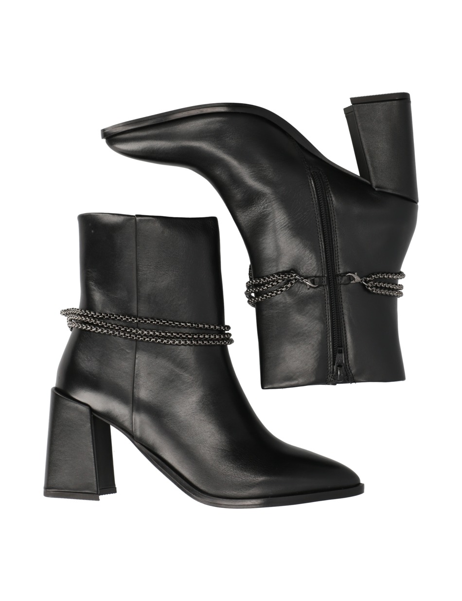 Glattleder Stiefelette