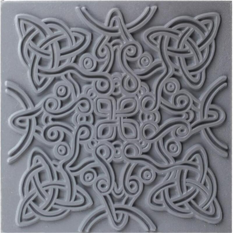 Cernit plaque de texture Celtic knot - Gris