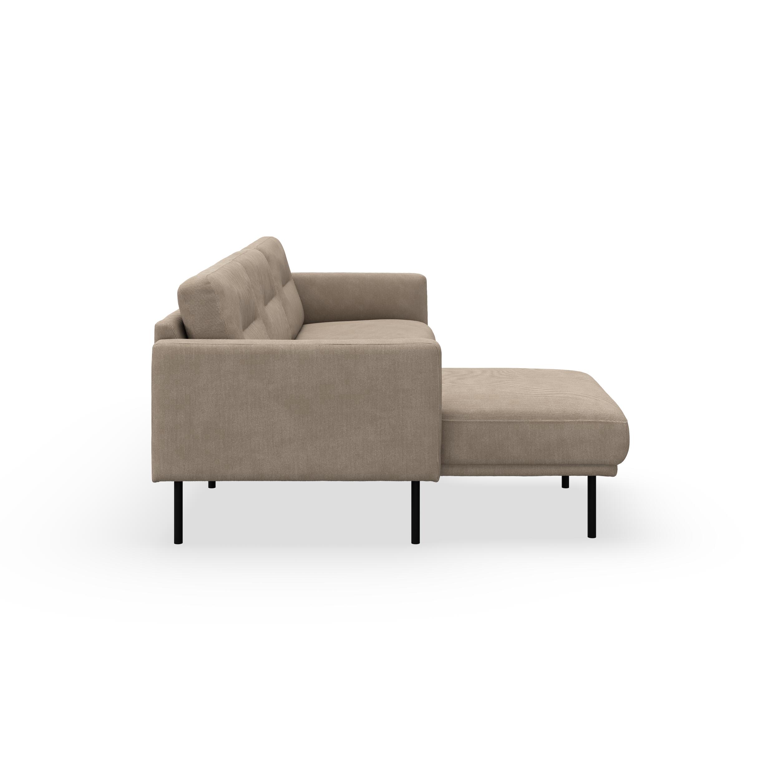 Larvik venstrevendt sofa med chaiselong
