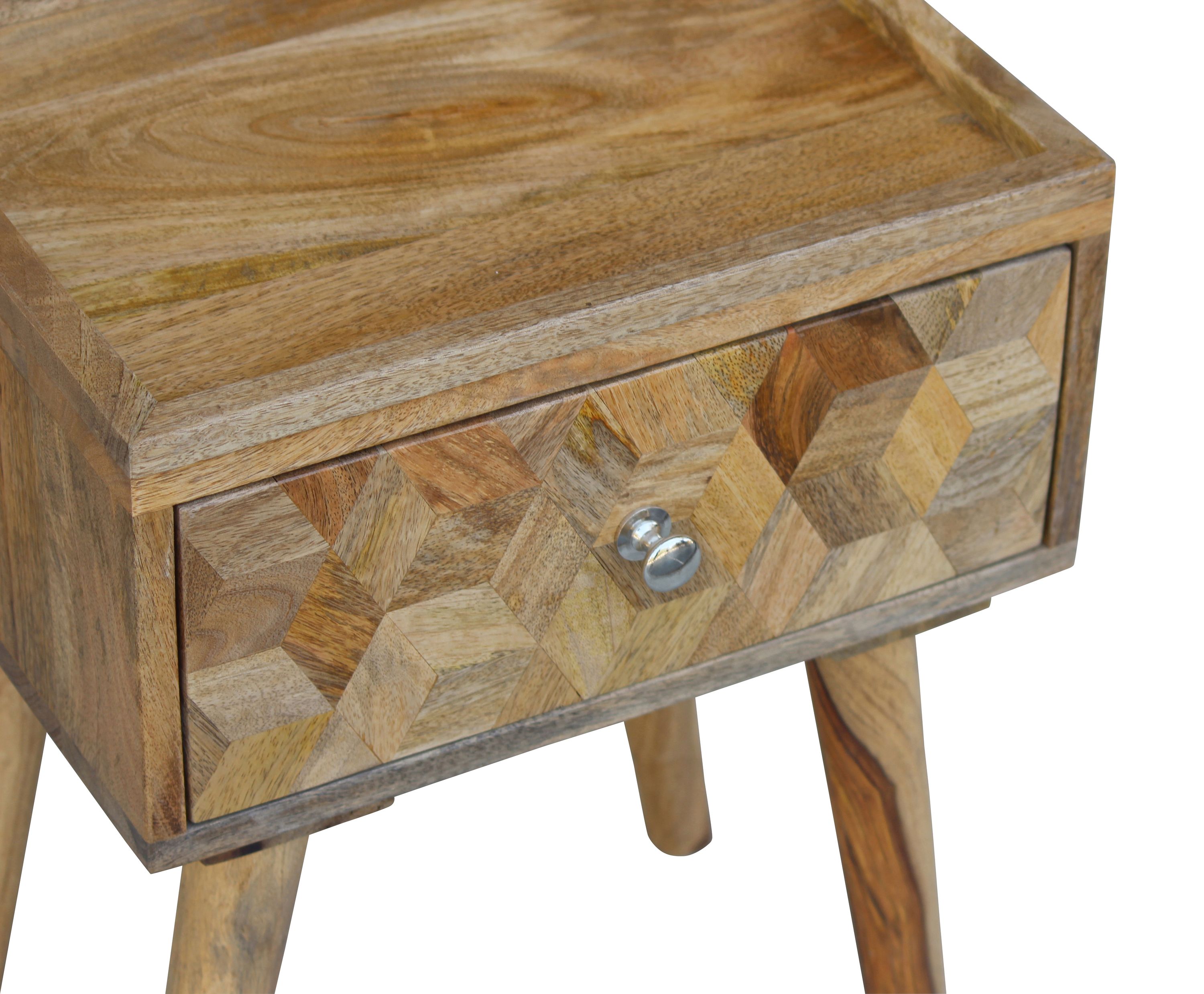 Nachttisch Holz LEVA 1 Schublade