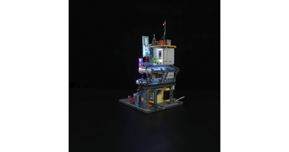 LumibricksCyberpunk Neoncity - Apartment Constructiespeelgoed  (F9042)