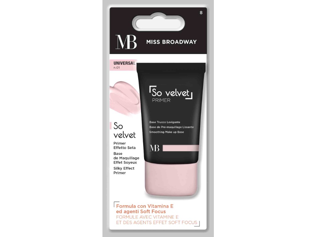 BASE MB MILANO PRIMER SO VELVET UNIVERSAL UN