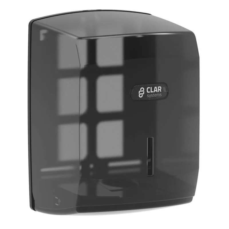 CLAR - Distributeur de papier essuie-mains maxi dévidage - Noir