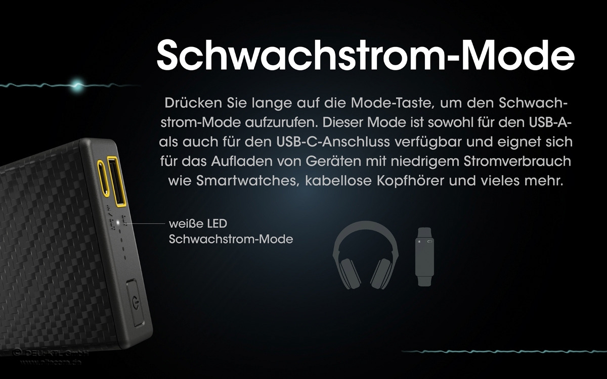 Nitecore Powerbank CARBO 20000 mAh