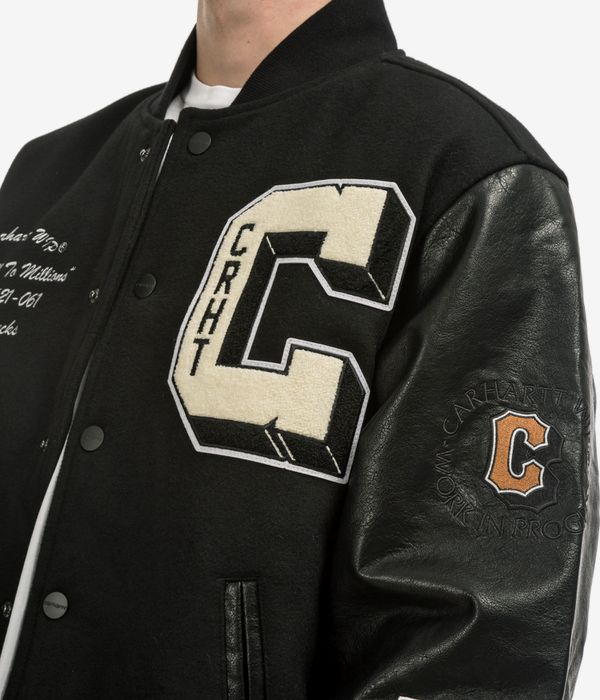 Carhartt WIP Brown Ducks Bomber Jacke (black black)