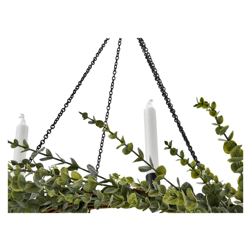 Lysekrone for levende lys Ø64 cm