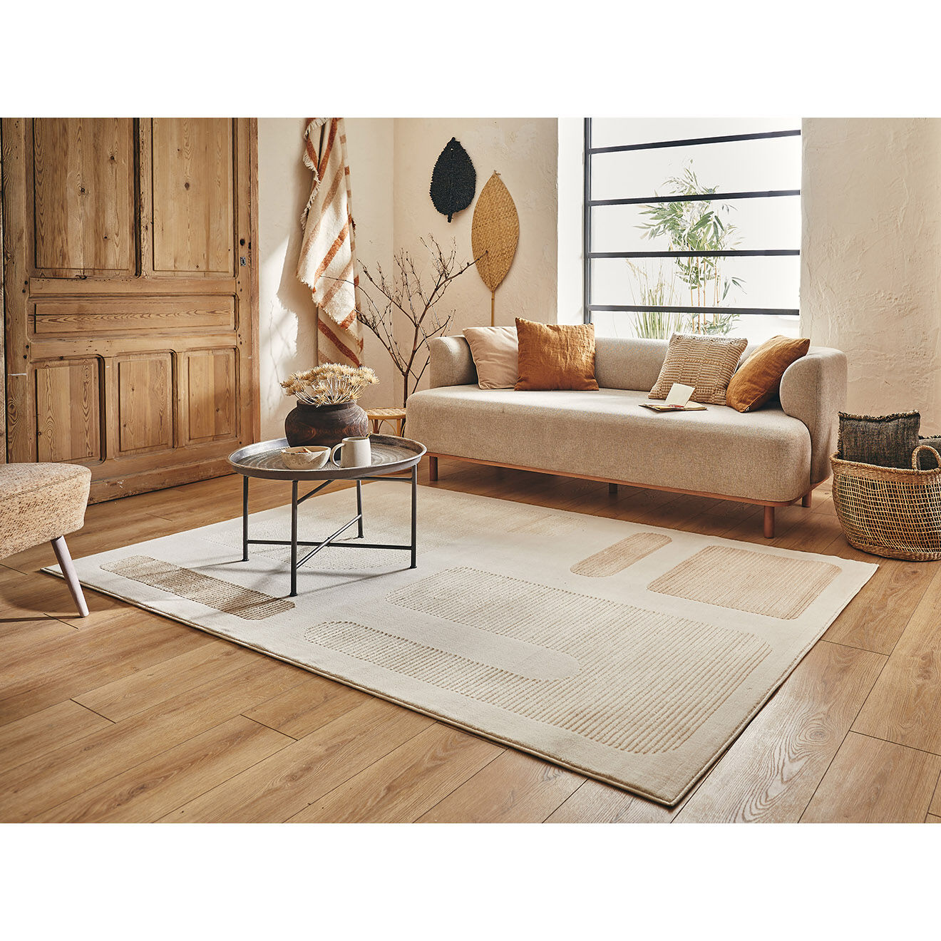Nazar Rugs Tapis Bianca 171 creme/beige - 80x150 cm