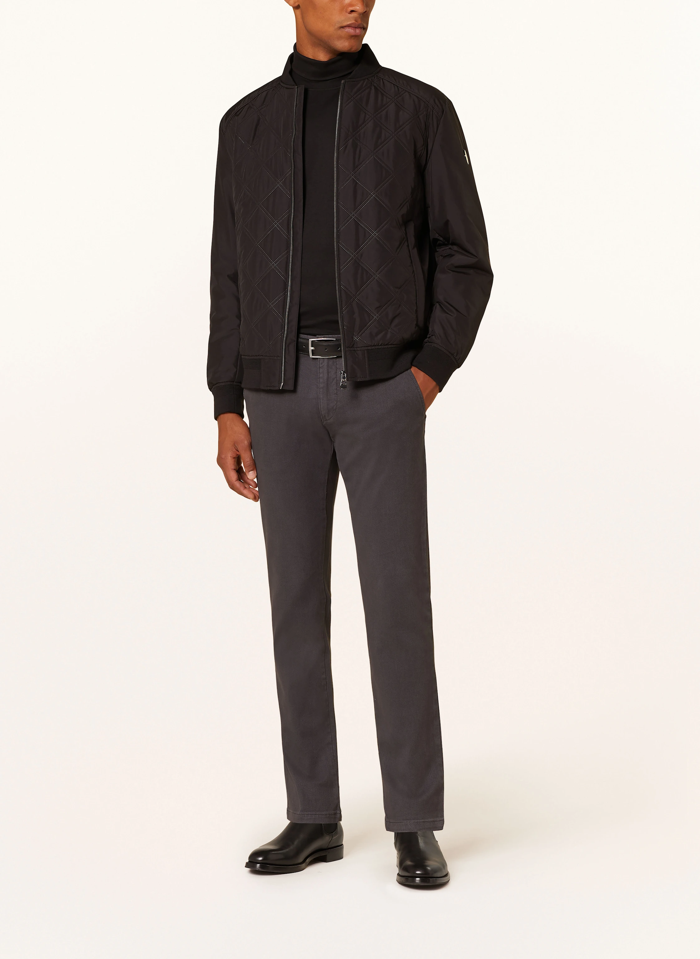 STROKESMAN'S Piqué-Chino Slim Fit