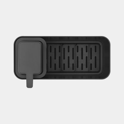 SinkSide Aanrecht Organiser Set, Aanrechtbakje en Zeepdispenser - Dark
