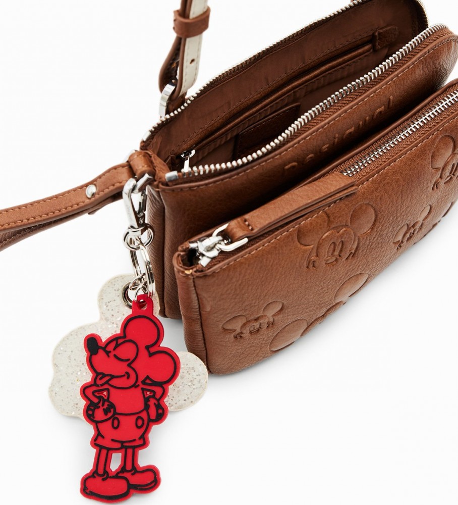 Desigual Carteira All Mickey Linda Marrom