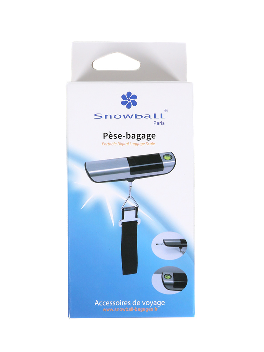 PÀse bagage Àlectronique LCD Snowball avec mÀtre