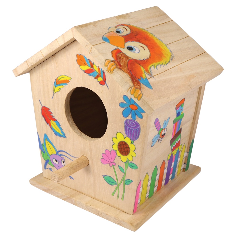 Bemal dein eigenes Vogelhaus