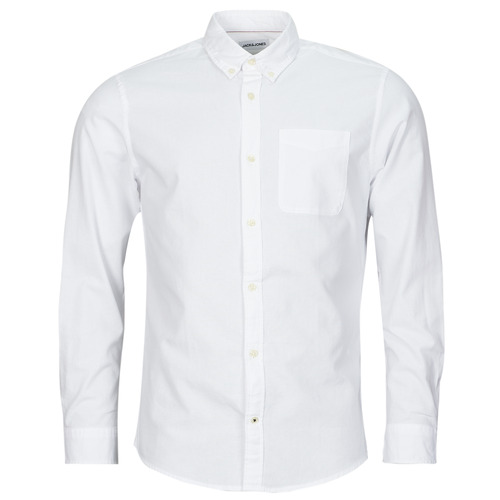 Jack & Jones - JJEOXFORD SHIRT LS Blanco