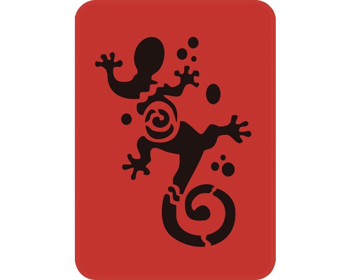 Decoratieve sjabloon hagedis 14,5 x 20,5 cm