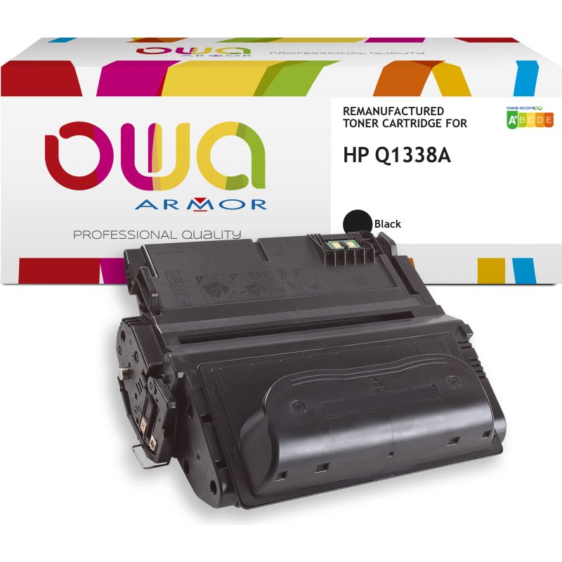 Toner remanufacturé OWA - standard - Noir - pour HP Q1338A
