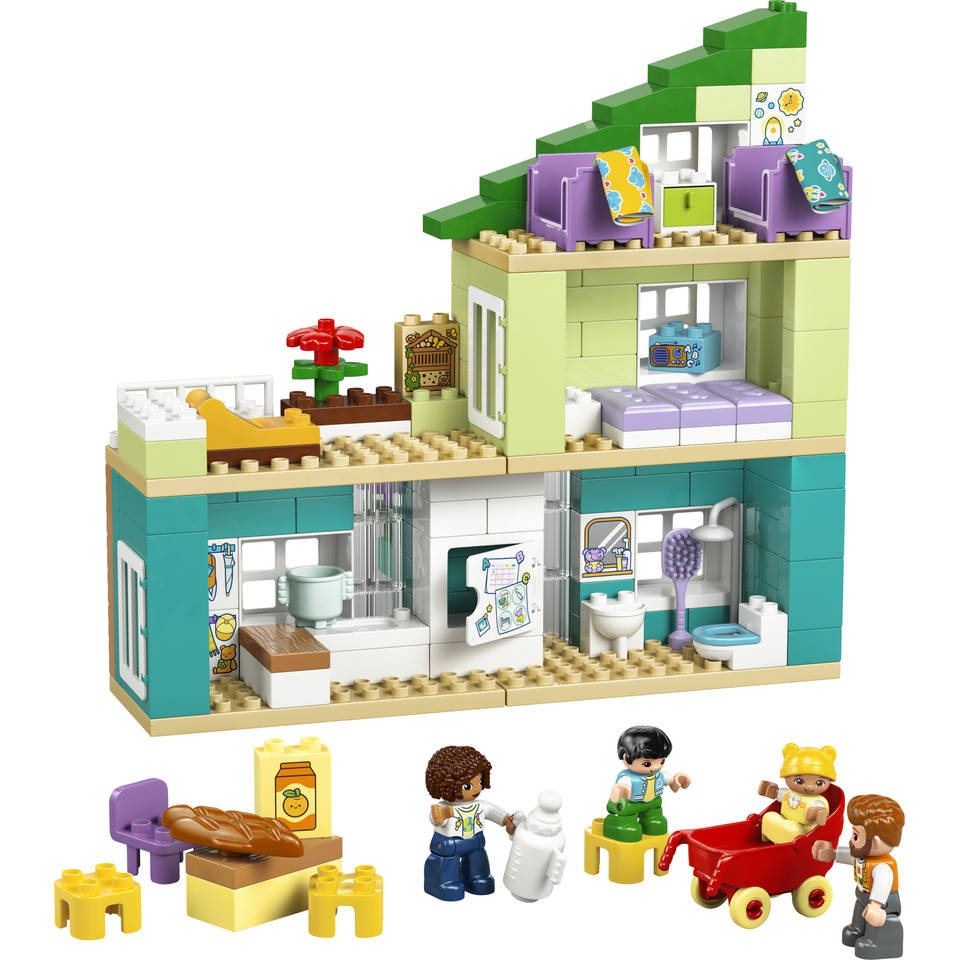 LEGO DUPLO 3-in-1 modern woonhuis met figuren 10470