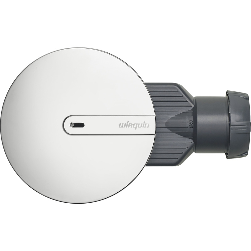 Wirquin Slim+ doucheafvoerplug Ø90mm d40 verchroomd