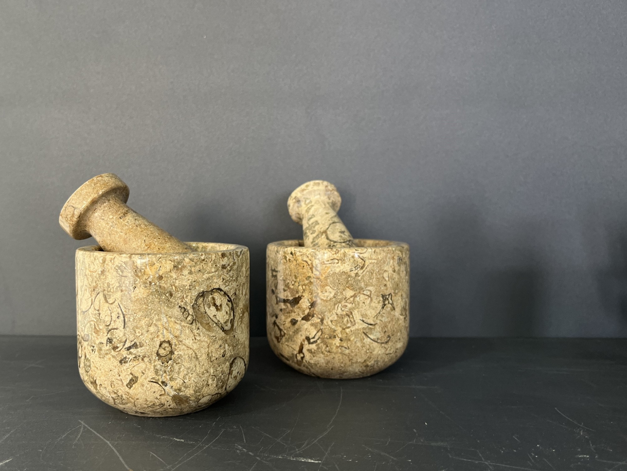 Mörser aus Marmor, weiß, Ø 8 cm, H 7,5 cm zu 14,50