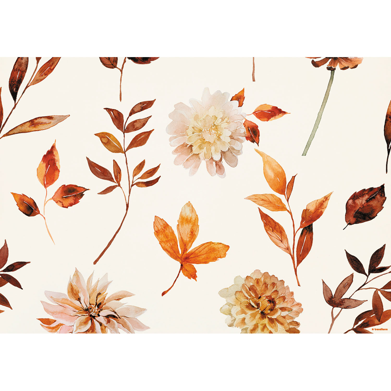 Papiertischset autumn Leaves