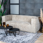 Bronx71 2,5-zits bank Memphis taupe stof chenille