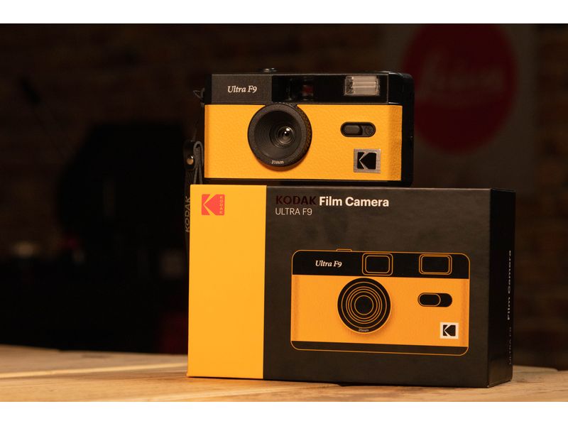 Kodak Analogkamera Ultra F9 Gelb/Schwarz Wiederverwendbare Analogkamera