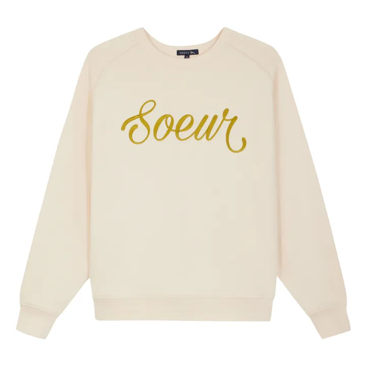Soeur Sweat Thibault Coton Bio | Ecru