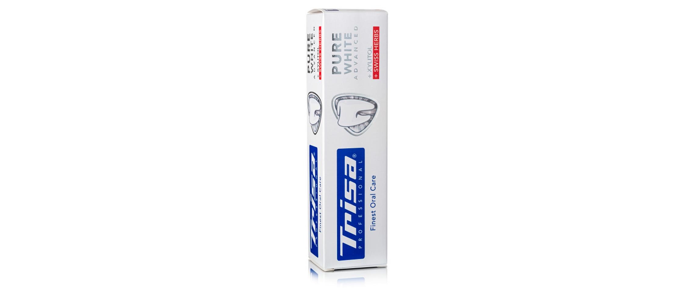 Zahnpasta Pure White Swiss Herbs 75 mlWhitening-Crystal-Formulierung mit Xylit, 75 ml