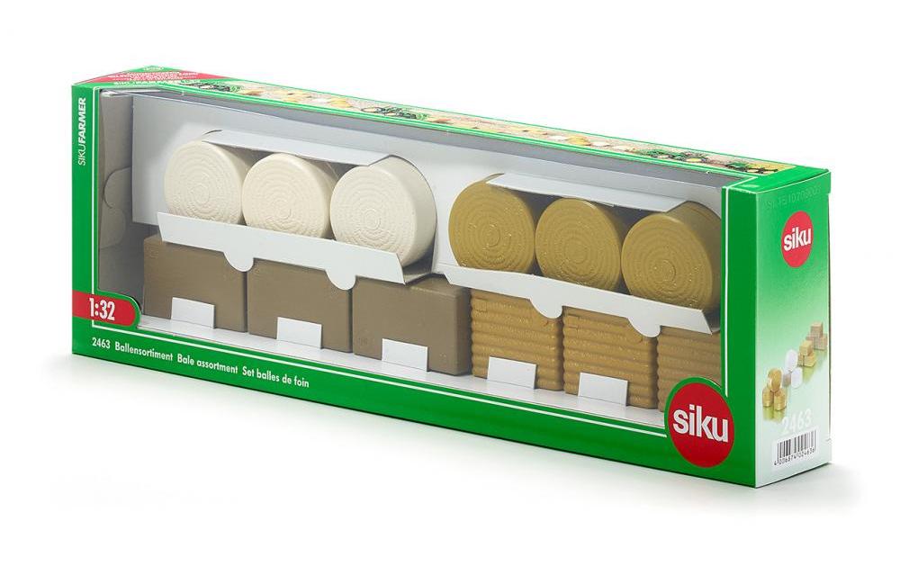Ballensortiment 1:32Siku Farmer Rund und Quaderballen